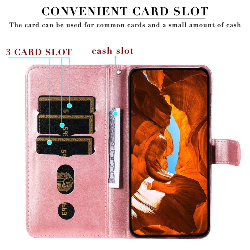 For Xiaomi Poco X7 Pro 5G / Redmi Turbo 4 5G Case Zipper Wallet Calf Texture PU Leather Phone Cover