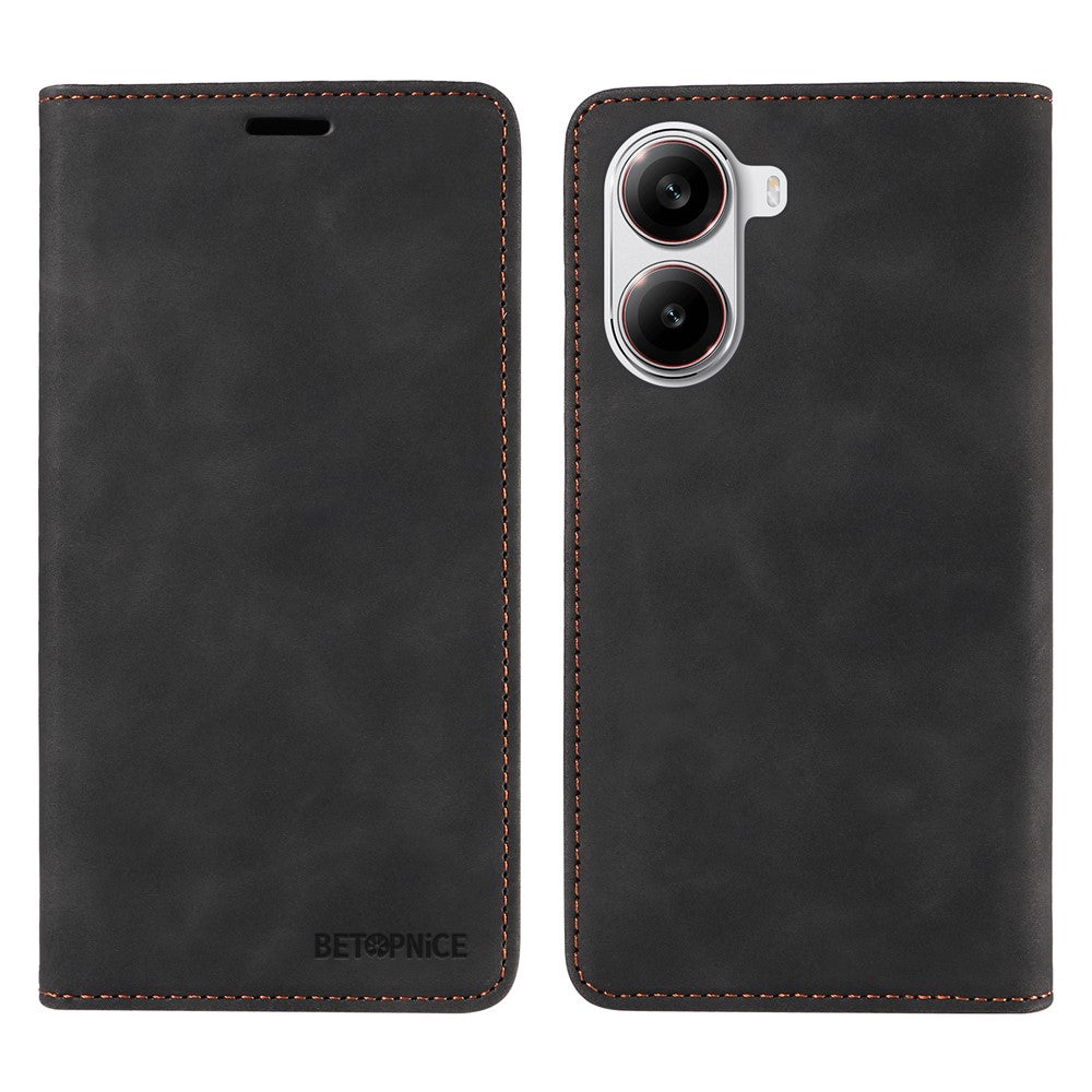 BETOPNICE 003 For Xiaomi Redmi Turbo 4 5G / Poco X7 Pro 5G Wallet Case Leather Phone Cover with Stand