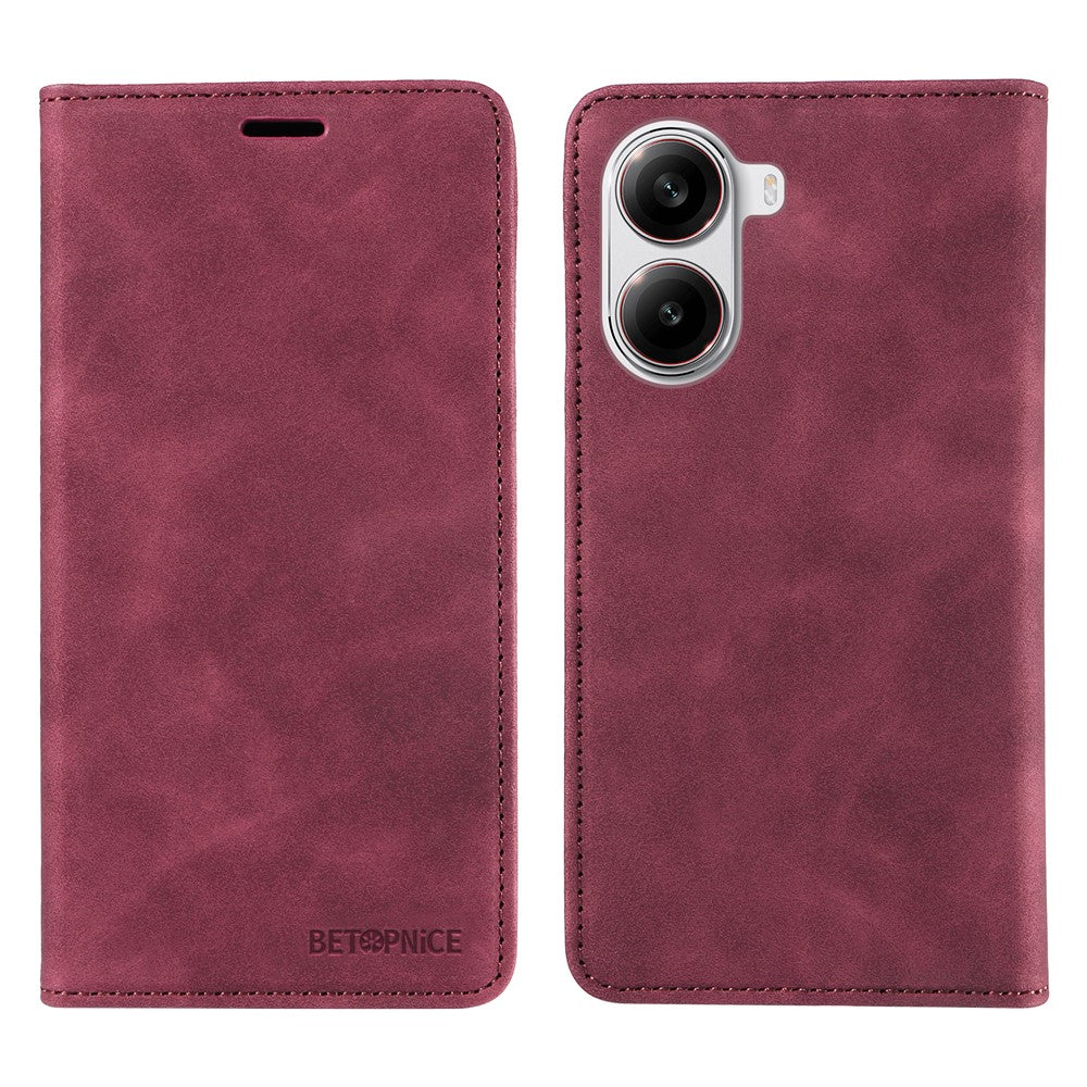 BETOPNICE 003 For Xiaomi Redmi Turbo 4 5G / Poco X7 Pro 5G Wallet Case Leather Phone Cover with Stand