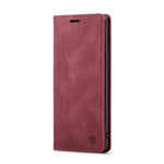 AUTSPACE For Samsung Galaxy S9 Wallet Case  A01 Leather Stand Cover with RFID Blocking Card Holder
