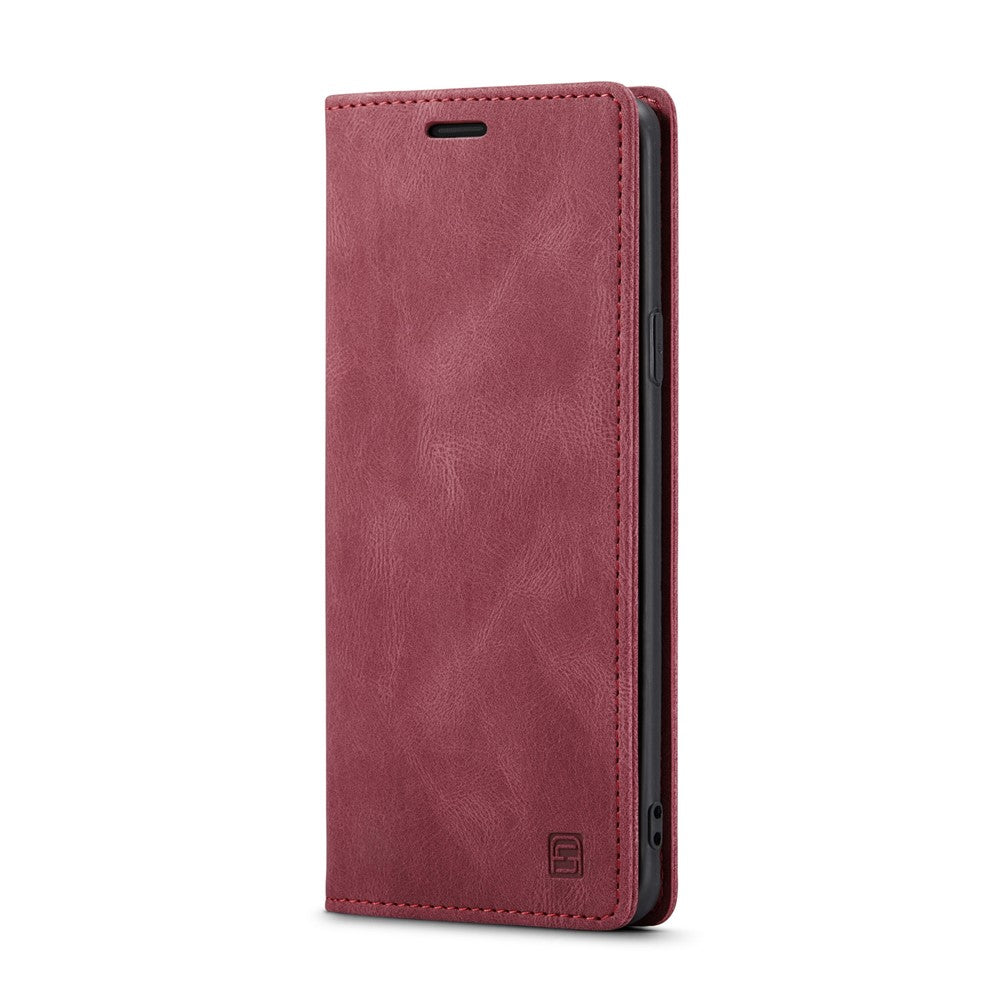AUTSPACE For Samsung Galaxy S9 Wallet Case  A01 Leather Stand Cover with RFID Blocking Card Holder