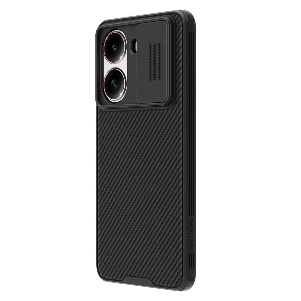 NILLKIN Camshield Pro Series för Xiaomi Redmi Turbo 4 5G-skal PC + TPU-skydd med skjutbart kameralock – mobilskal