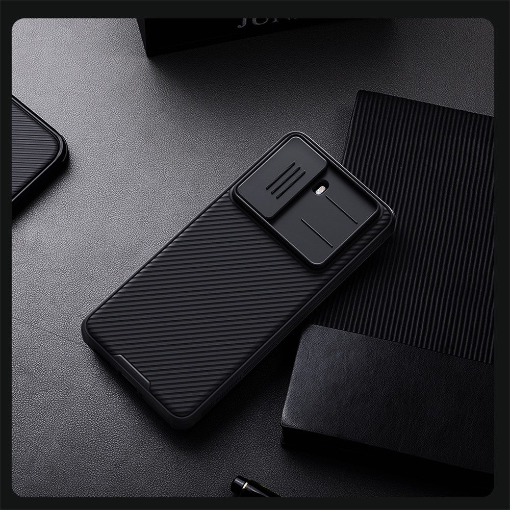 NILLKIN Camshield Pro Series för Xiaomi Redmi Turbo 4 5G-skal PC + TPU-skydd med skjutbart kameralock – mobilskal
