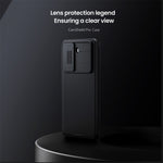 NILLKIN Camshield Pro Series för Xiaomi Redmi Turbo 4 5G-skal PC + TPU-skydd med skjutbart kameralock – mobilskal