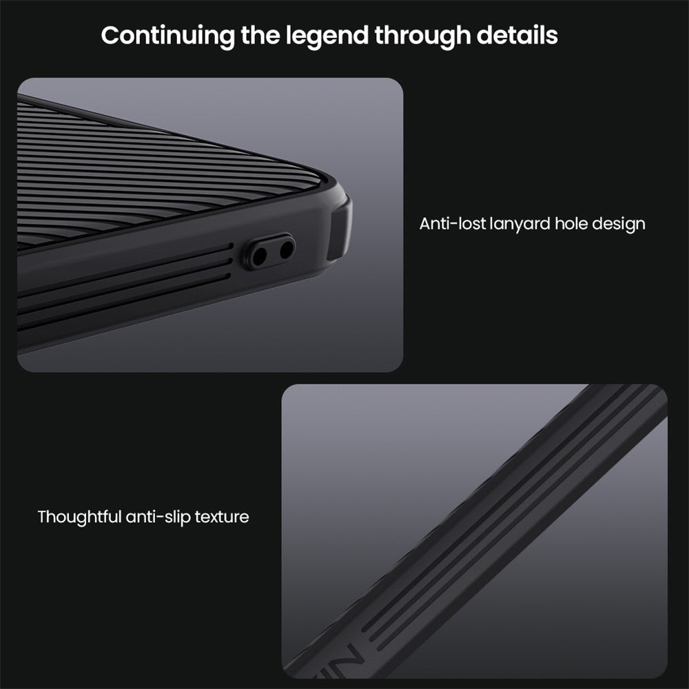 NILLKIN Camshield Pro Series för Xiaomi Redmi Turbo 4 5G-skal PC + TPU-skydd med skjutbart kameralock – mobilskal