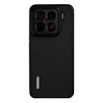 MELKCO For Xiaomi 15 Case Genuine Cow Leather Coated PC Phone Cover