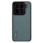 MELKCO For Xiaomi 15 Case Genuine Cow Leather Coated PC Phone Cover