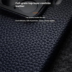 MELKCO For Xiaomi 15 Case Genuine Cow Leather PC Phone Cover Magnetic Case