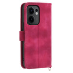 For Oppo Reno13 F 5G (Reno 13 FS 5G) / 4G Case Flower Pattern PU Leather Wallet Phone Cover with Strap