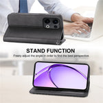 For Oppo Reno13 5G (Global) Case Calf Texture PU Leather Phone Cover with Wallet