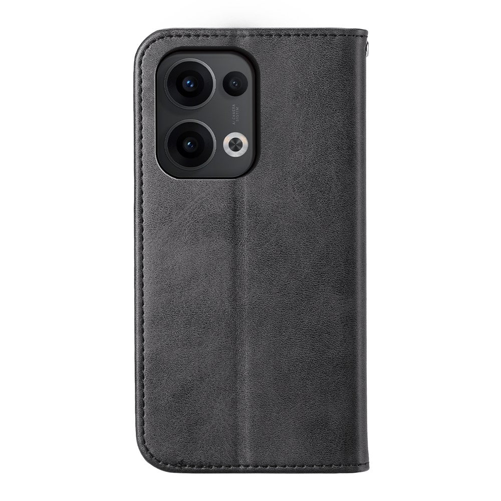 For Oppo Reno13 5G (Global) Case Calf Texture PU Leather Phone Cover with Wallet