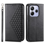 For Xiaomi Redmi Note 14 4G (163.25mm) Case Calf Texture PU Leather Phone Cover with Wallet