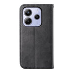 For Xiaomi Redmi Note 14 4G (163.25mm) Case Calf Texture PU Leather Phone Cover with Wallet
