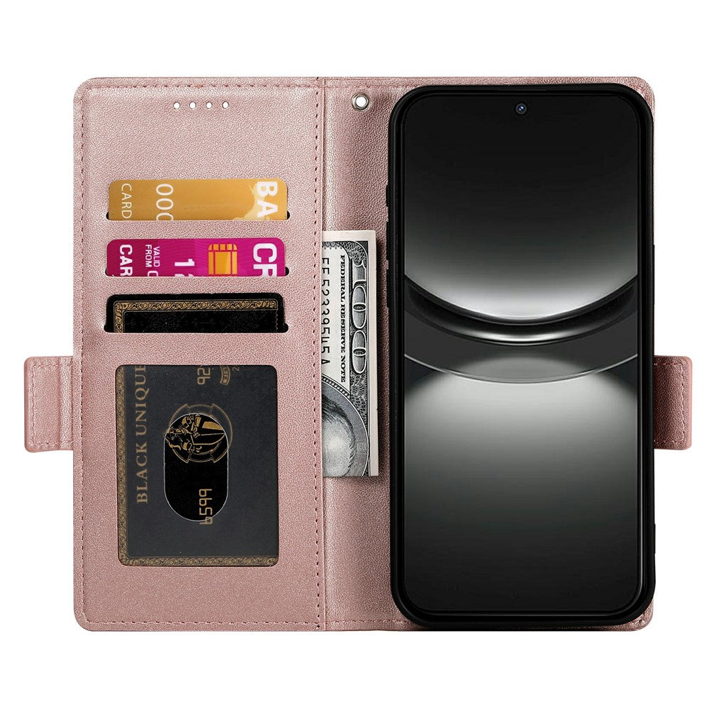 For Oppo Reno13 5G (Global) Stand Case PU Leather Wallet Phone Cover