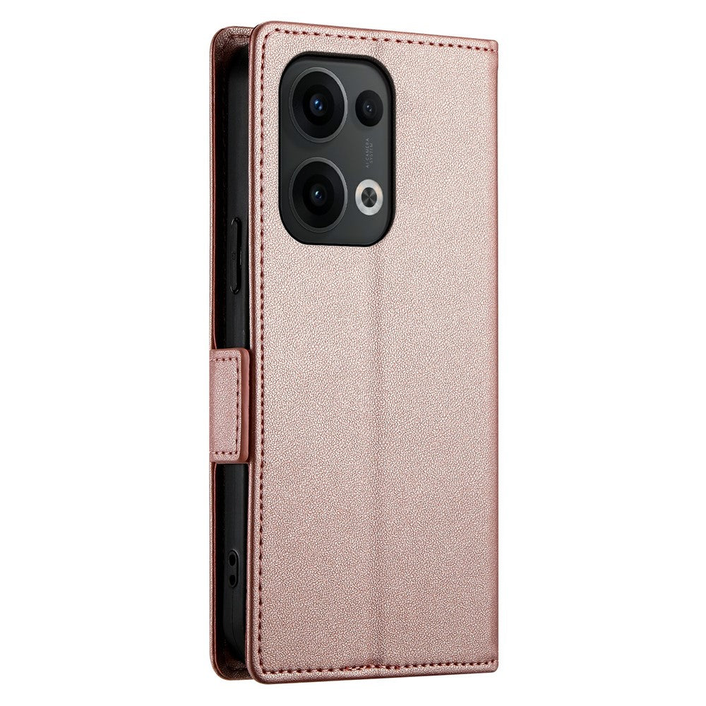 For Oppo Reno13 5G (Global) Stand Case PU Leather Wallet Phone Cover