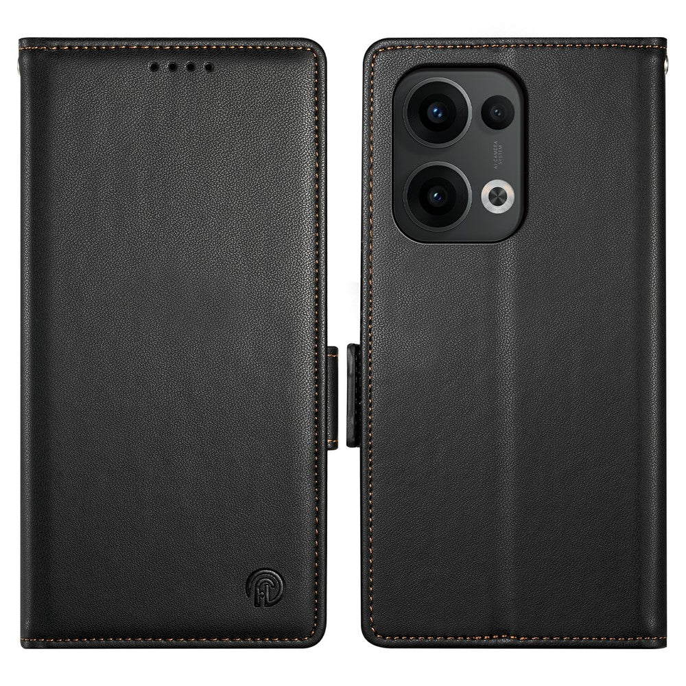 For Oppo Reno13 5G (Global) Stand Case PU Leather Wallet Phone Cover