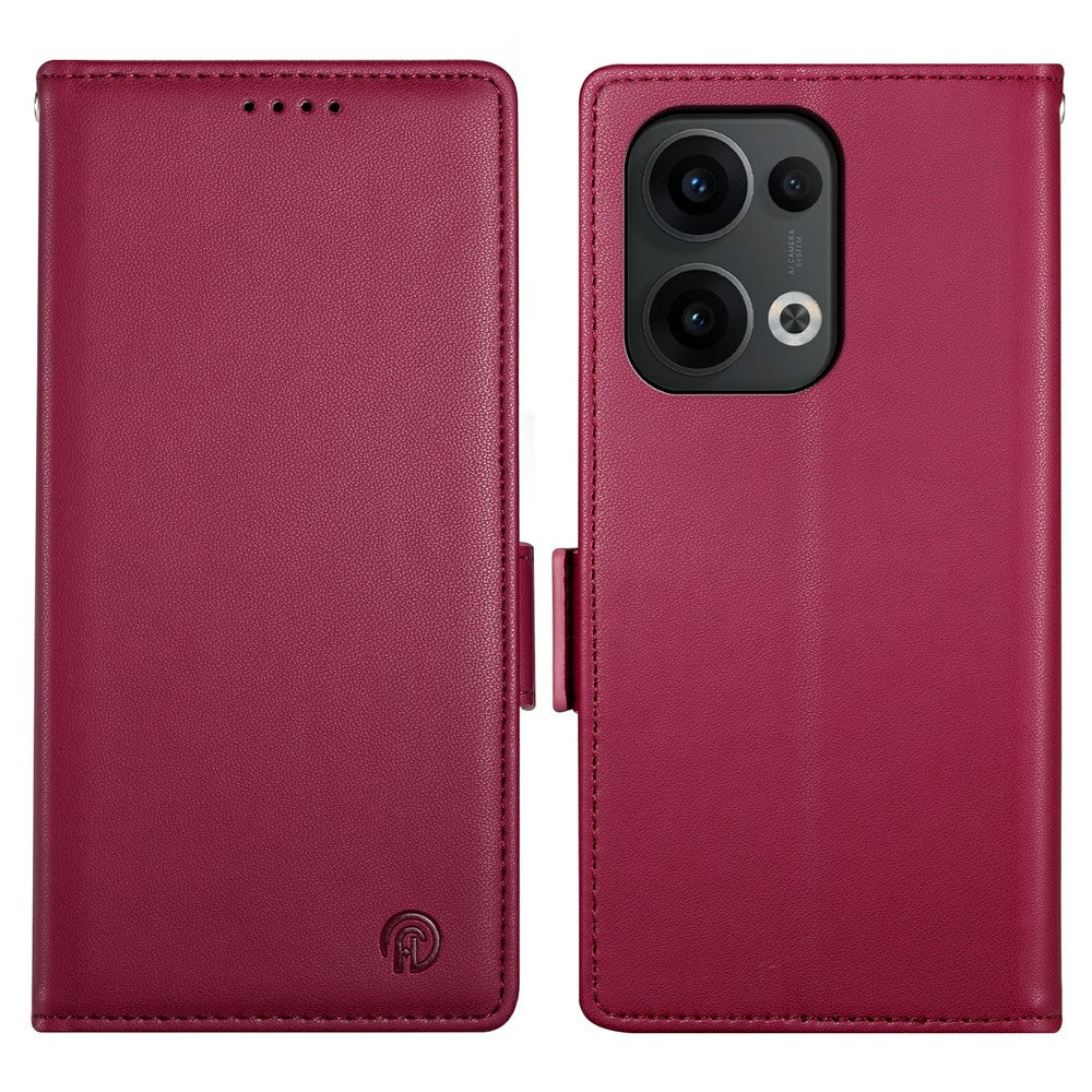 For Oppo Reno13 5G (Global) Stand Case PU Leather Wallet Phone Cover