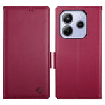 For Xiaomi Redmi Note 14 4G (163.25mm) Stand Case PU Leather Wallet Phone Cover