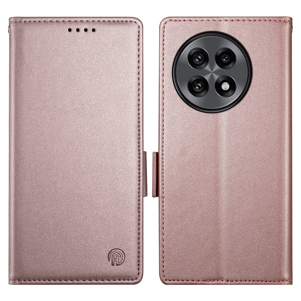 OnePlus 13R 5G Stativfodral PU Läder Plånboksfodral