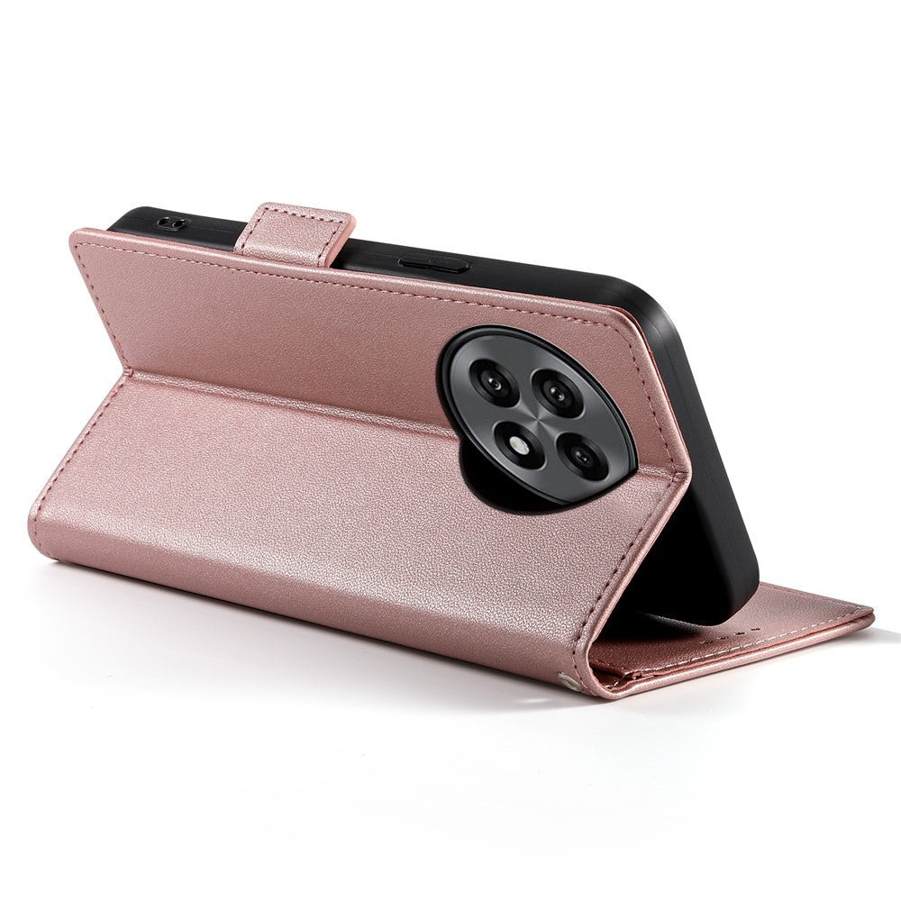 OnePlus 13R 5G Stativfodral PU Läder Plånboksfodral