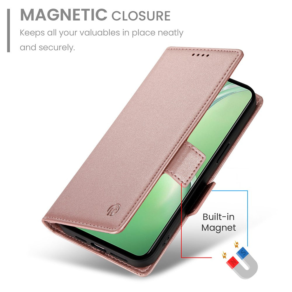 OnePlus 13R 5G Stativfodral PU Läder Plånboksfodral