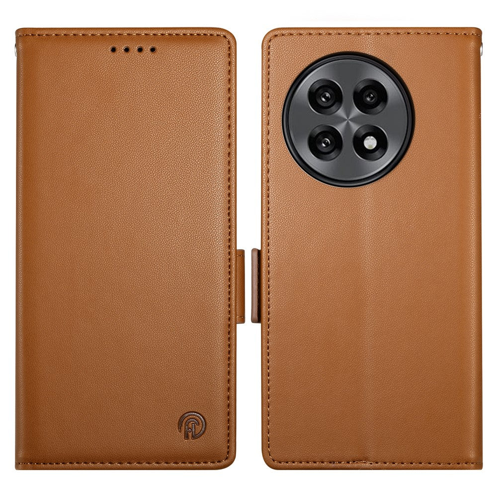 OnePlus 13R 5G Stativfodral PU Läder Plånboksfodral