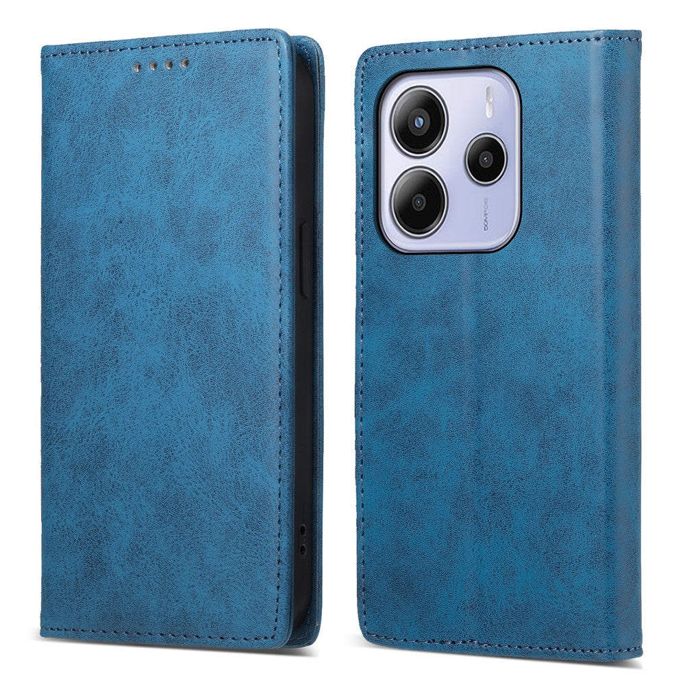 For Xiaomi Redmi Note 14 4G (163.25mm) Wallet Case RFID Blocking PU Leather Phone Cover