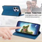 For Xiaomi Redmi Note 14 4G (163.25mm) Wallet Case RFID Blocking PU Leather Phone Cover