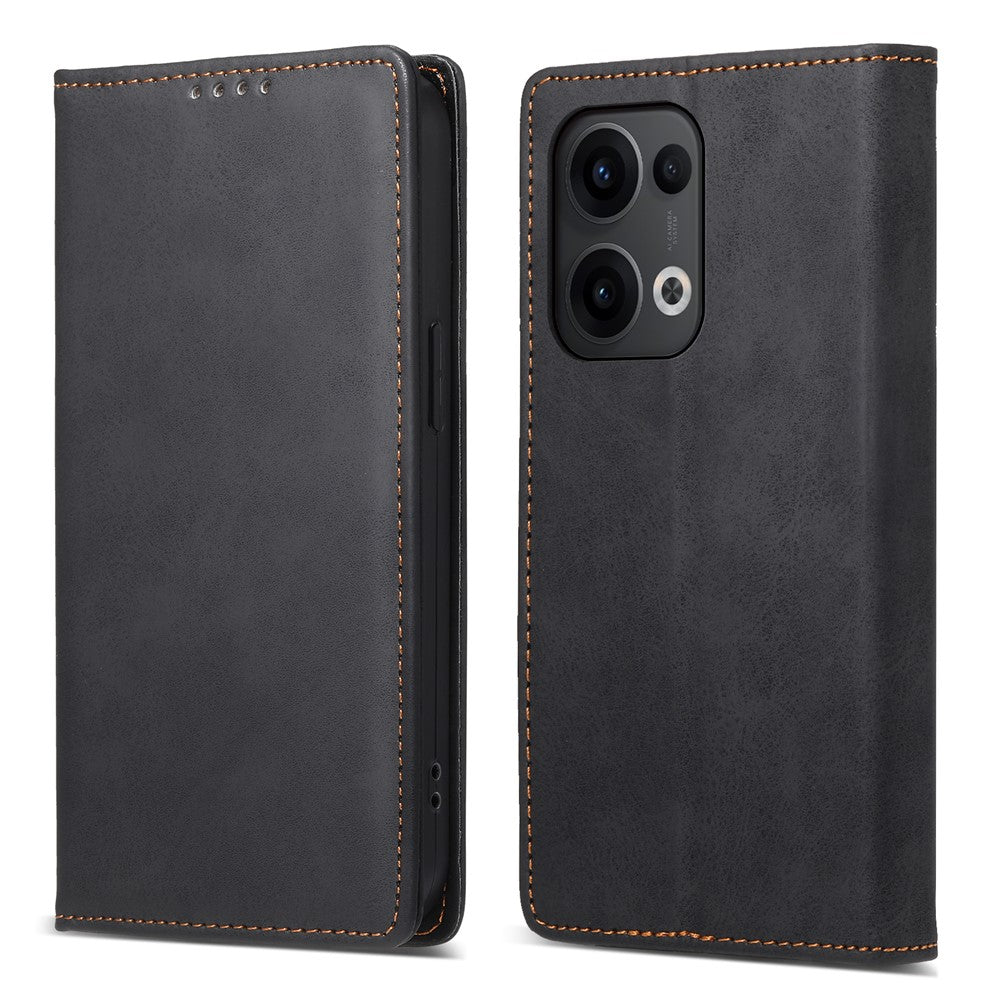DF-05 For Oppo Reno13 5G (Global) Wallet Case RFID Blocking PU Leather Phone Cover