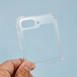 For Samsung Galaxy Z Flip7 FE 5G / Z Flip6 5G Magnetic Case TPU + Acrylic Clear Phone Cover