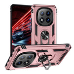 For Xiaomi Redmi Note 14 Pro 5G / Poco X7 5G Case PC + TPU Phone Cover with Rotary Ring Kickstand