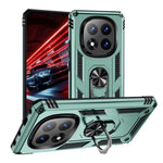 For Xiaomi Redmi Note 14 Pro 5G / Poco X7 5G Case PC + TPU Phone Cover with Rotary Ring Kickstand