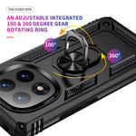 For Xiaomi Redmi Note 14 Pro+ 5G Case PC + TPU Phone Cover with Kickstand