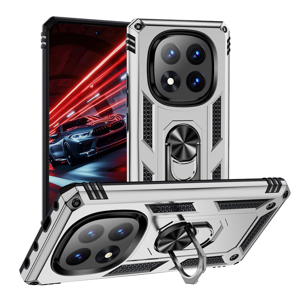 For Xiaomi Redmi Note 14 Pro+ 5G Case PC + TPU Phone Cover with Kickstand