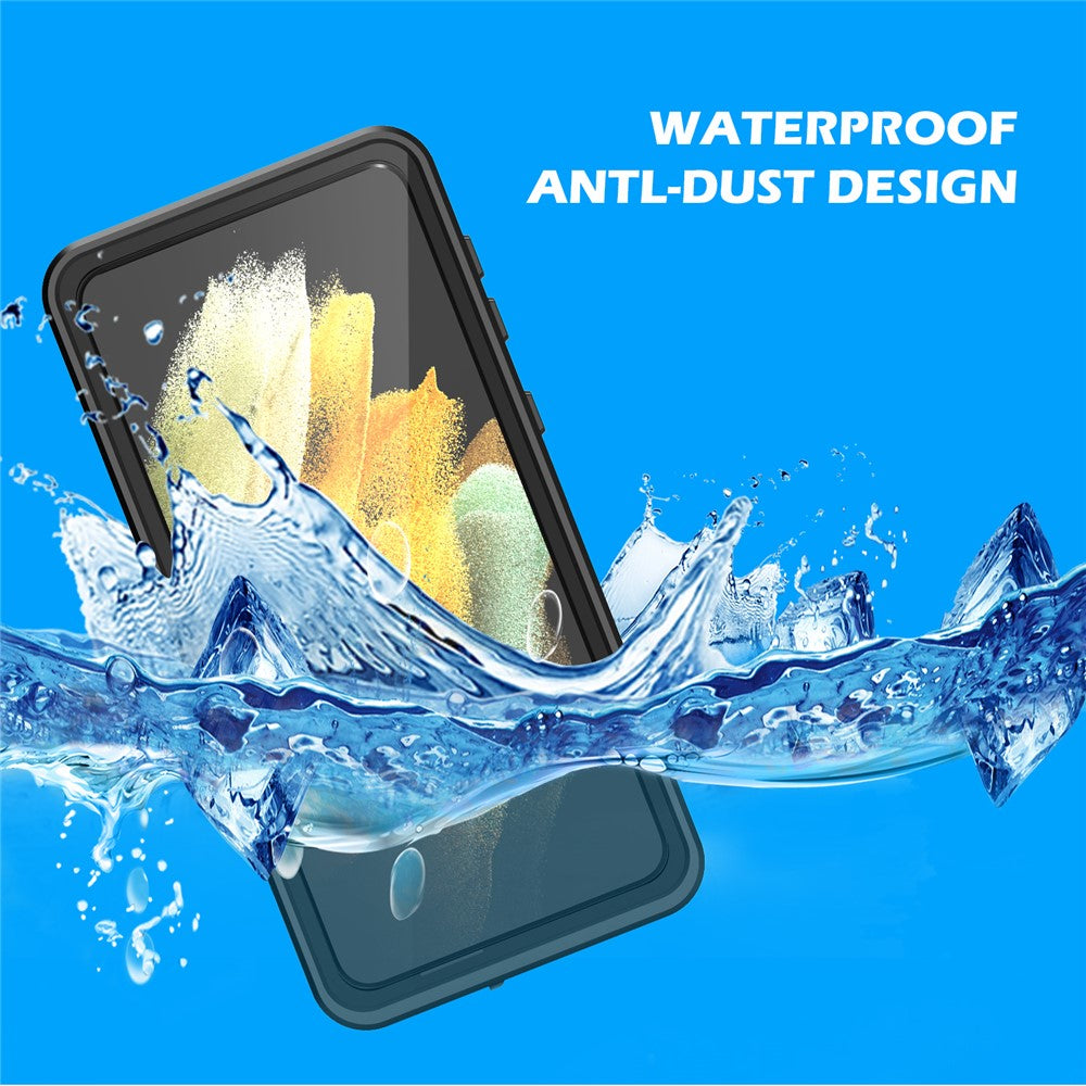 REDPEPPER For Samsung Galaxy S21+ 5G IP68 Waterproof Phone Case Support Fingerprint Unlock