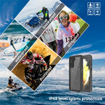 REDPEPPER For Samsung Galaxy S21+ 5G IP68 Waterproof Phone Case Support Fingerprint Unlock