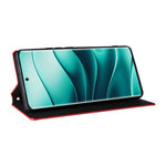 For Xiaomi Redmi Note 14 Pro 4G Wallet Case Rhombus Imprinted Leather Phone Cover