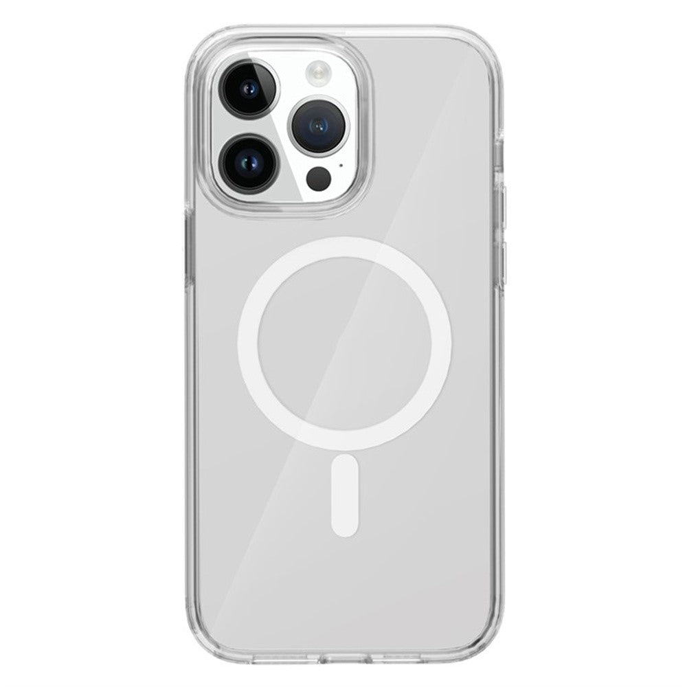 Til iPhone 12 / 12 Pro magnetisk cover kompatibel med MagSafe PC + TPU gennemsigtig telefoncover