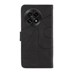 OnePlus 13 Plånboksfodral Lädermobilfodral Stativ med Böjd Linjedesign