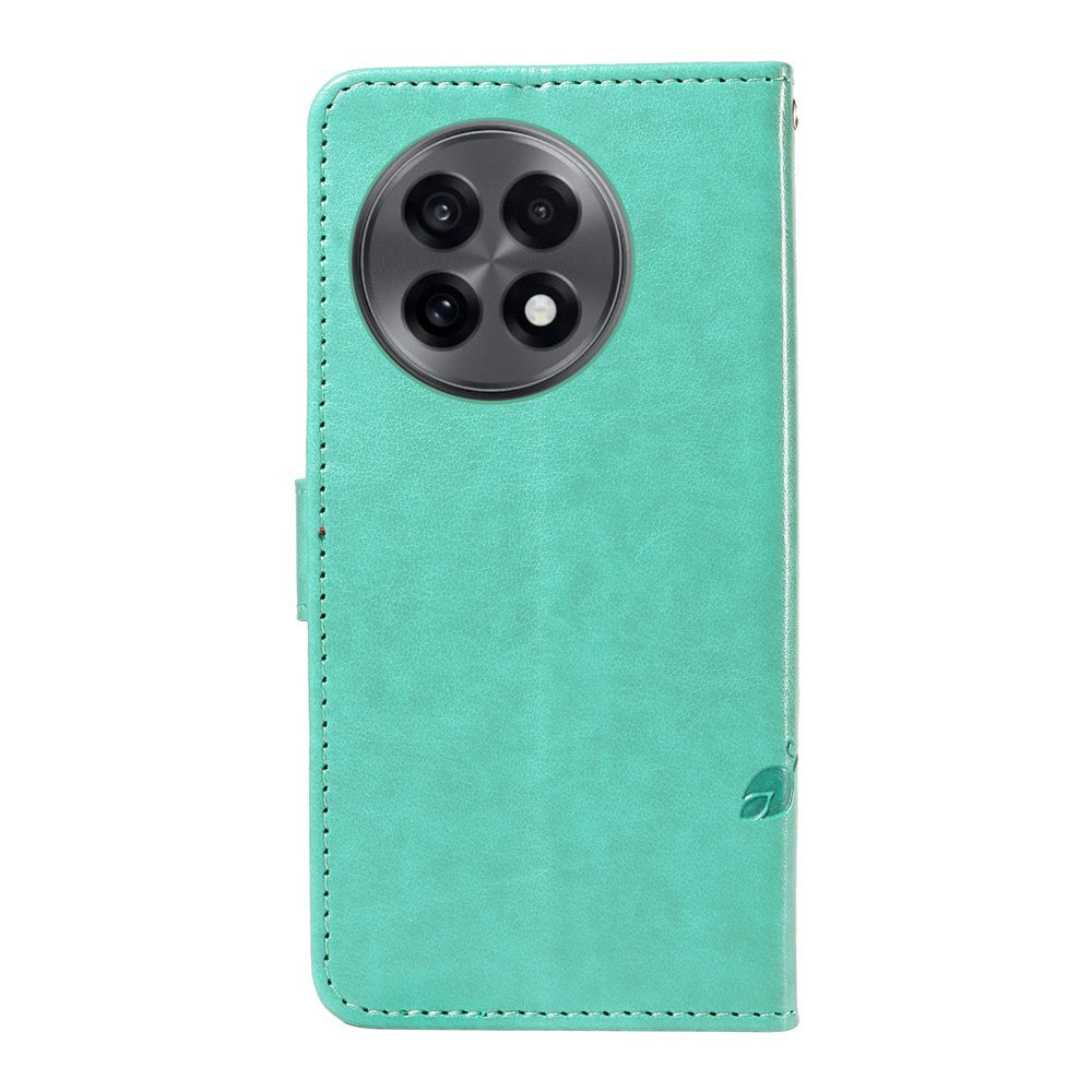 For OnePlus 13R 5G / Ace 5 5G / 5 Pro 5G PU Leather Cases Flower Pattern Wallet Stand Phone Cover with Strap