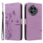 For OnePlus 13R 5G / Ace 5 5G / 5 Pro 5G PU Leather Cases Flower Pattern Wallet Stand Phone Cover with Strap