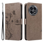 For OnePlus 13R 5G / Ace 5 5G / 5 Pro 5G PU Leather Cases Flower Pattern Wallet Stand Phone Cover with Strap