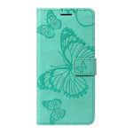 Oppo Reno13 5G (Global) Plånboksfodral Läderfodral med Blommig Fjärilstryck och Stativ