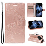 For OnePlus 13 Wallet Case Floral Butterfly Imprinted Leather Phone Cover Stand