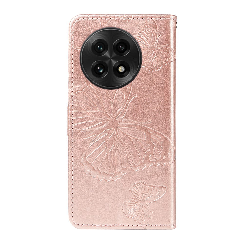 For OnePlus 13 Wallet Case Floral Butterfly Imprinted Leather Phone Cover Stand