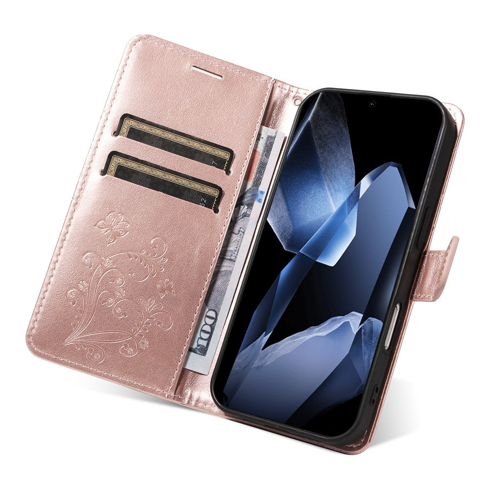 For OnePlus 13 Wallet Case Floral Butterfly Imprinted Leather Phone Cover Stand