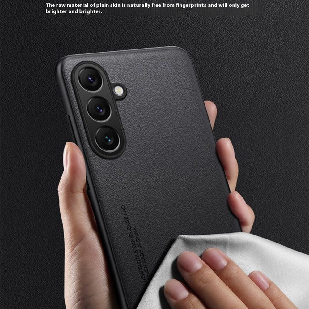 For Samsung Galaxy A55 5G Case Anti-Drop TPU + PU Leather Texture Phone Protective Cover
