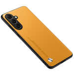 For Samsung Galaxy A55 5G Case Anti-Drop TPU + PU Leather Texture Phone Protective Cover