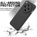 For Oppo Find X8 Pro 5G Case Liquid Silicone Phone Back Cover with Hand Strap