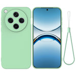 For Oppo Find X8 Pro 5G Case Liquid Silicone Phone Back Cover with Hand Strap